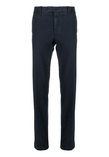 Rota slim-cut cotton trousers - Blu