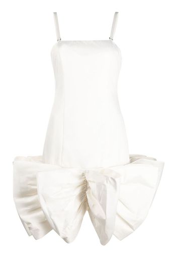 ROTATE Leiza bow-detail dress - 11-0601 BRIGHT WHITE