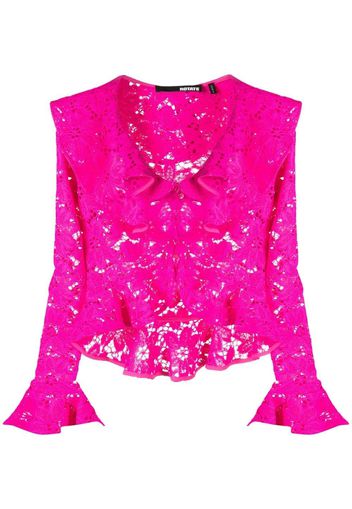 ROTATE Blusa in pizzo sangallo - Rosa