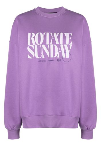 ROTATE organic-cotton sweatshirt - Viola