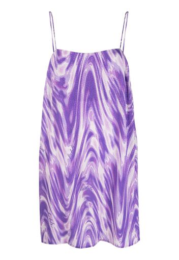 ROTATE fine jacquard minidress - Viola