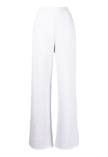 ROTATE logo-embellished cotton track pants - Grigio