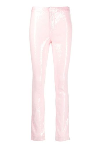 ROTATE Pantaloni con paillettes - Rosa