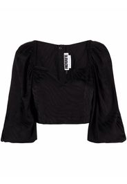 ROTATE Irina blouse - Nero