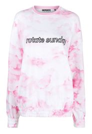 ROTATE Sunday tie-dye sweatshirt - Rosa