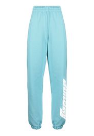 ROTATE logo-print track pants - Blu