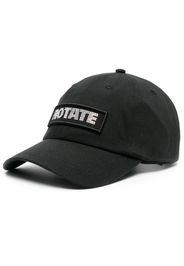 ROTATE crystal-embellished logo baseball cap - Nero