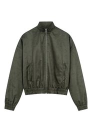 ROUGH. Giacca sportiva a collo alto - Verde
