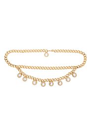 Rowen Rose crystal-embellished chain belt - Oro