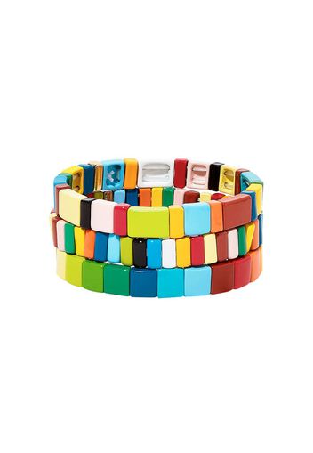Rainbow Brite set of three bracelets