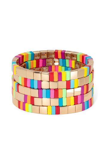 Roxanne Assoulin Chasing Rainbows five-set bracelet - Oro