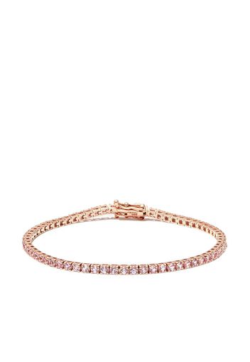 Roxanne First 14kt rose gold sapphire tennis bracelet - Rosa