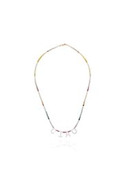 multicoloured Ciao rainbow sapphire necklace