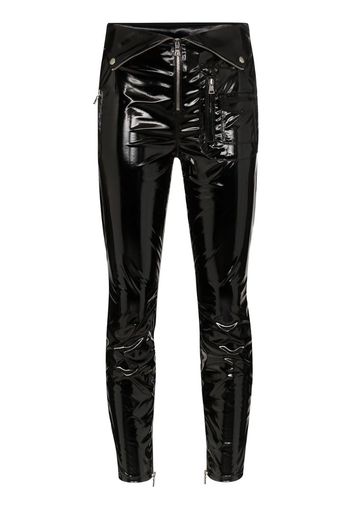 Diavolina PVC skinny trousers