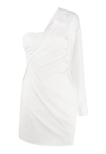 one-shoulder cocktail dress