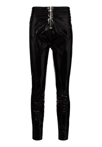 Kyle high-waisted faux leather leggings