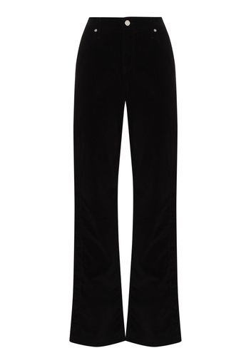 RtA high-rise straight-leg jeans - Nero