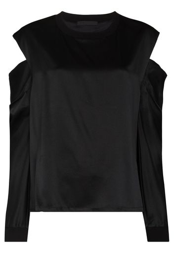 RtA cut out shoulder top - Nero