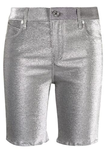 RtA Shorts sartoriali metallizzati - Argento