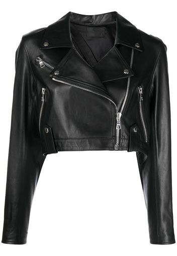 RtA Giacca biker crop - Nero