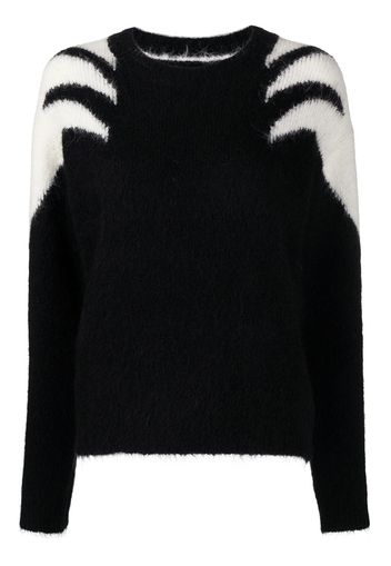 RtA oversized crewneck sweater - Nero