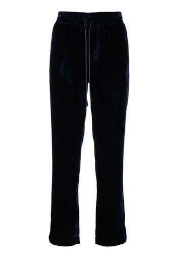 RtA velvet-effect pyjama pants - Blu