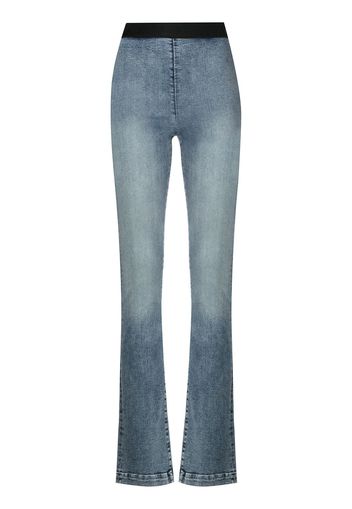 RtA Lais slim-leg denim trousers - Blu