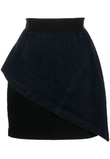 RtA Keren contrast skirt - Nero