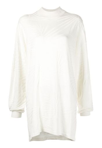 RtA tropical Cassia oversized dress - Bianco