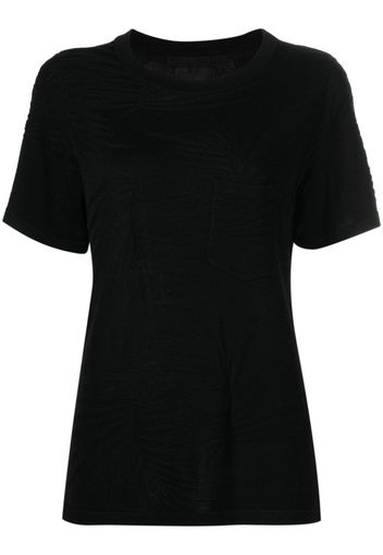 RtA Flavia silk-cotton T-shirt - Nero