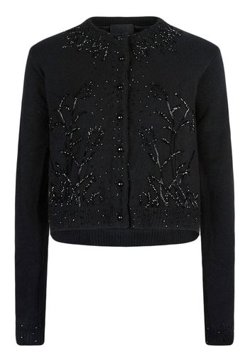 RtA embroidered button-down cardigan - Nero