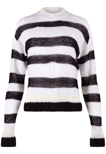 RtA Avalon striped jumper - Bianco