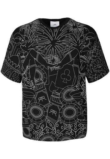 RTA graphic-print cotton T-shirt - Nero