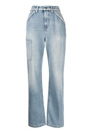 RtA multi-pocket straight leg jeans - Blu