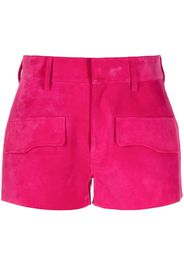 RtA Shane suede shorts - Rosa