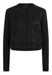 RtA embroidered button-down cardigan - Nero