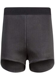 RtA slim-fit ribbed shorts - Nero