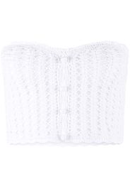 RtA Malu crochet crop top - Bianco