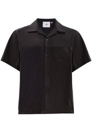 RTA short-sleeve leather shirt - Nero