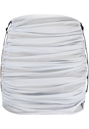 RUI reversible mesh mini skirt - Grigio