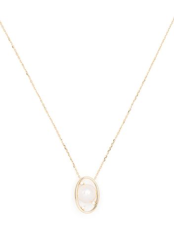 Ruifier Collana Morning Dew Essence in oro giallo 18kt con perle Akoya e diamanti