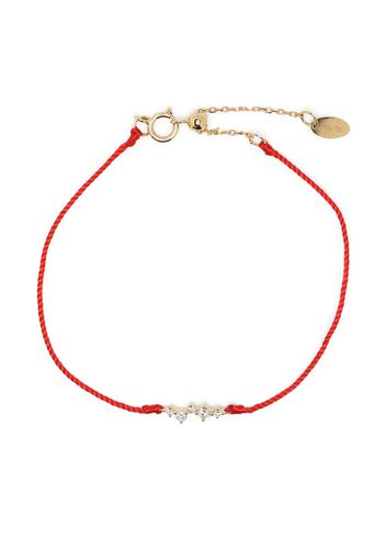 Ruifier Bracciale Scintilla Alpha Ray in oro giallo 18kt con diamanti - Rosso