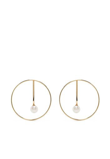 Ruifier Orecchini Astra New Moon Sphere Akoya in oro giallo 18kt