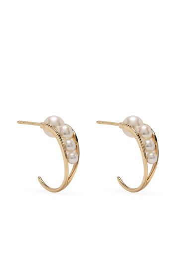 Ruifier Orecchini Morning Dew in oro giallo 18kt con perle