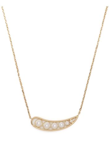 Ruifier Collana Morning Dew in oro giallo 18kt con diamanti e perle