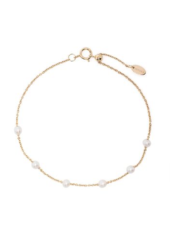 Ruifier Bracciale Morning Dew Mist in oro giallo 18kt con perle