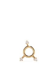 Ruifier Orecchino a bottone Scintilla Sol Orb 3 in oro giallo 18kt