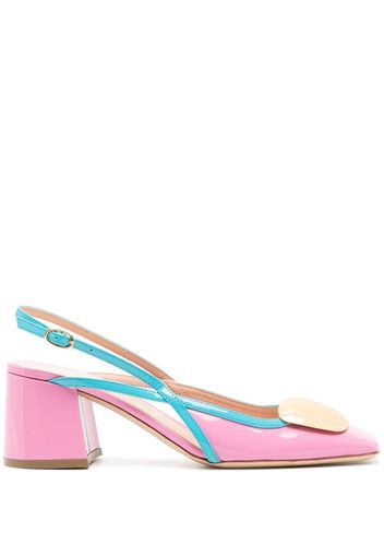 Rupert Sanderson Pumps Cavalla con punta quadrata 60mm - Rosa