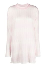 Rus diamond-pattern long-length jumper - Rosa