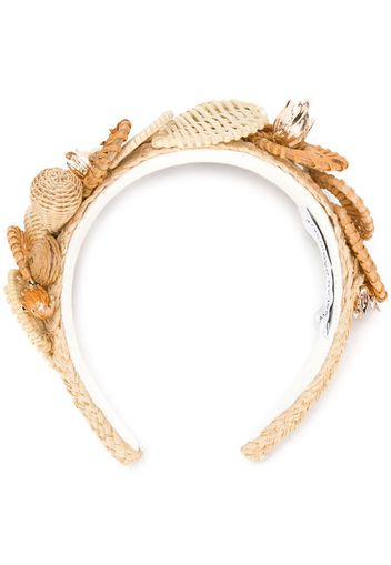 embellished woven hair band